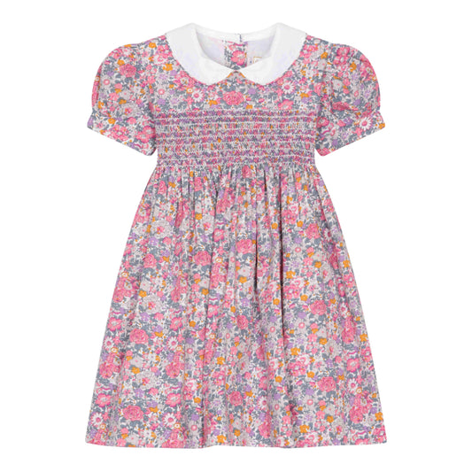 Constance Handsmocked Girl Dress