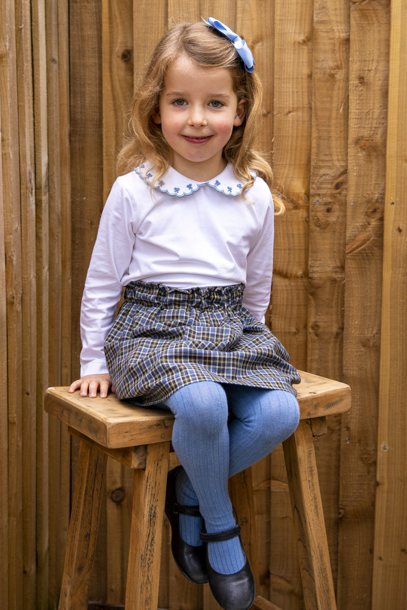 Gloria Embroidered Girl Top