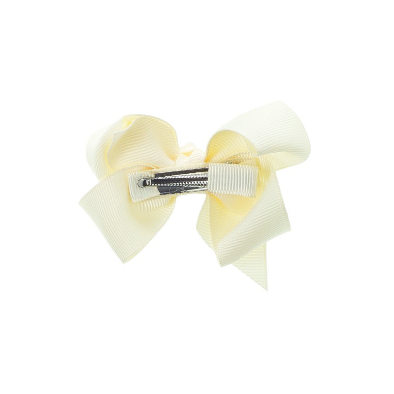 Medium Bow Clip Ivory
