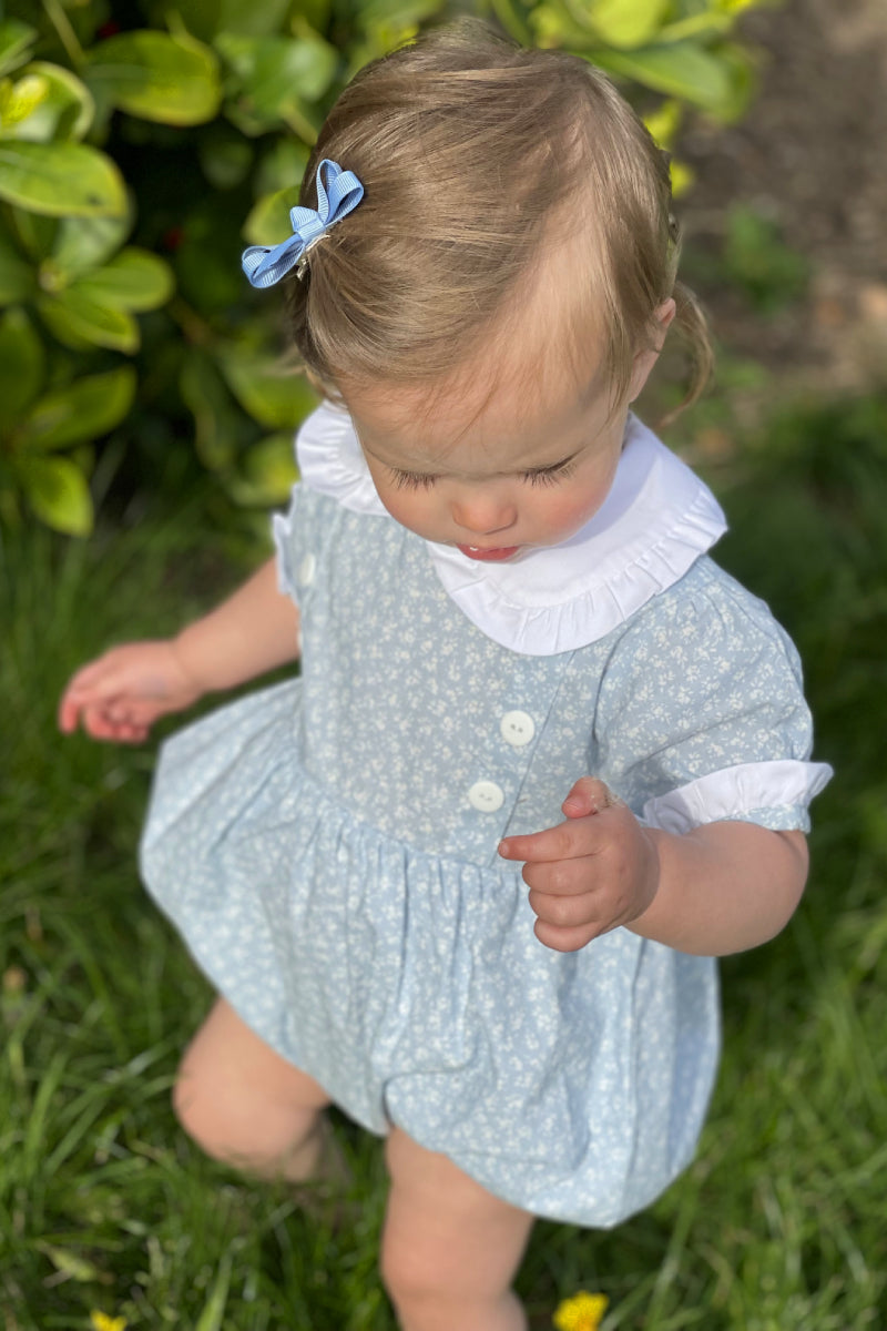 Small Bow Clip - French Blue