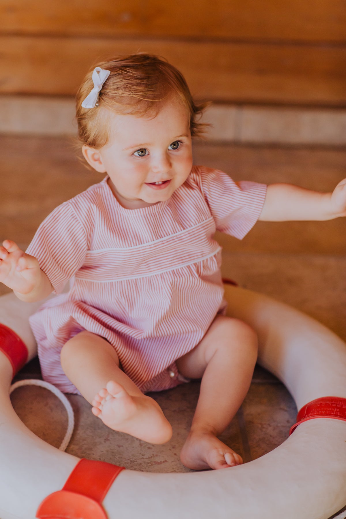 Small Bow Clip - White