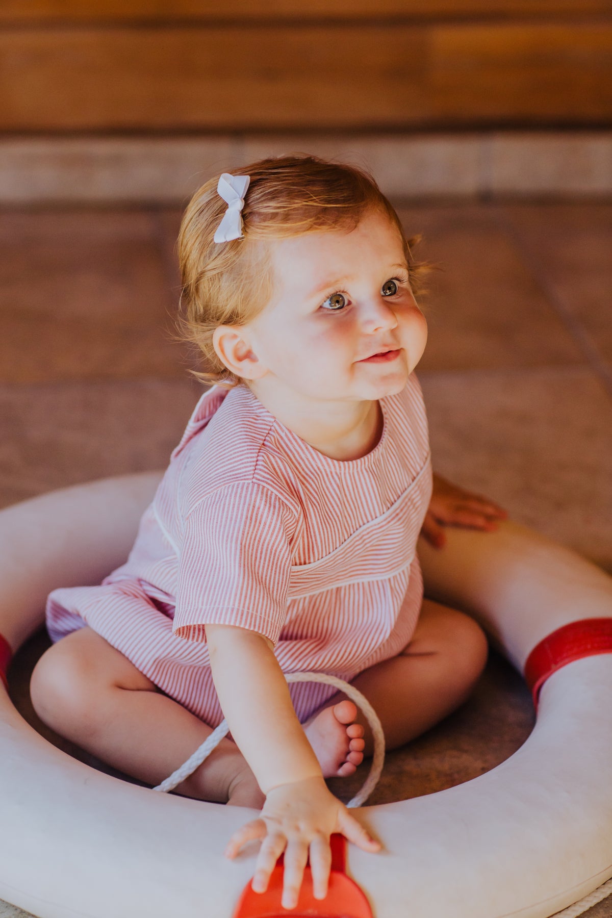 Small Bow Clip - White