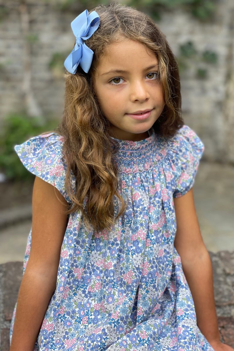 Ariana Handsmocked Girl Dress