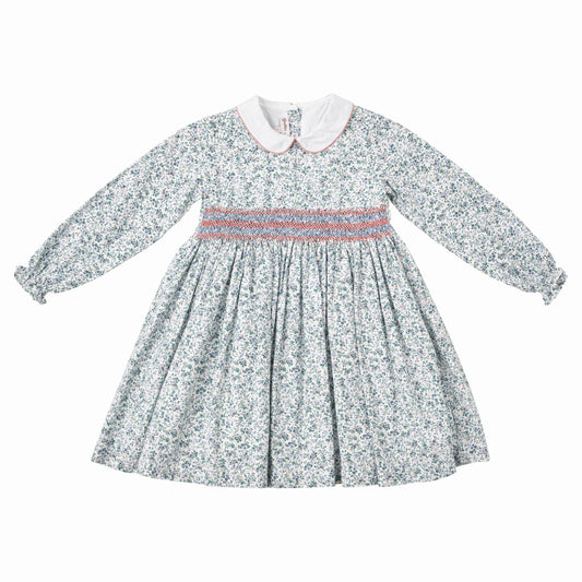 Aurelia Handsmocked Girl Dress