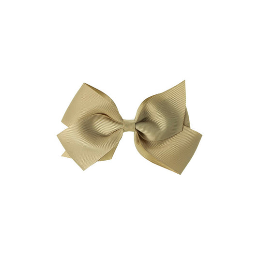 Big Bow Clip - Beige