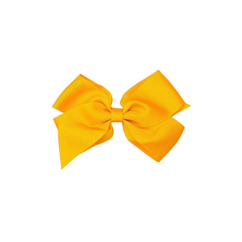 Big Bow Clip - Mustard