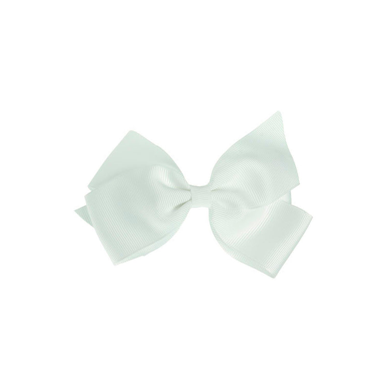 Big Bow Clip - White