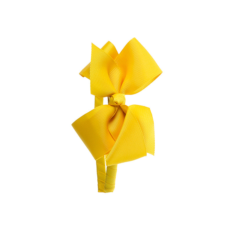 Big Bow Hairband - Mustard