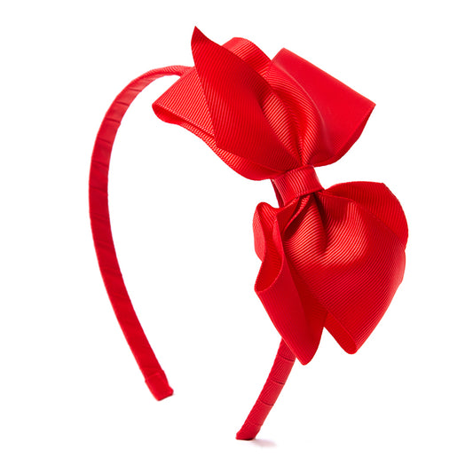 Big Bow Hairband - Red