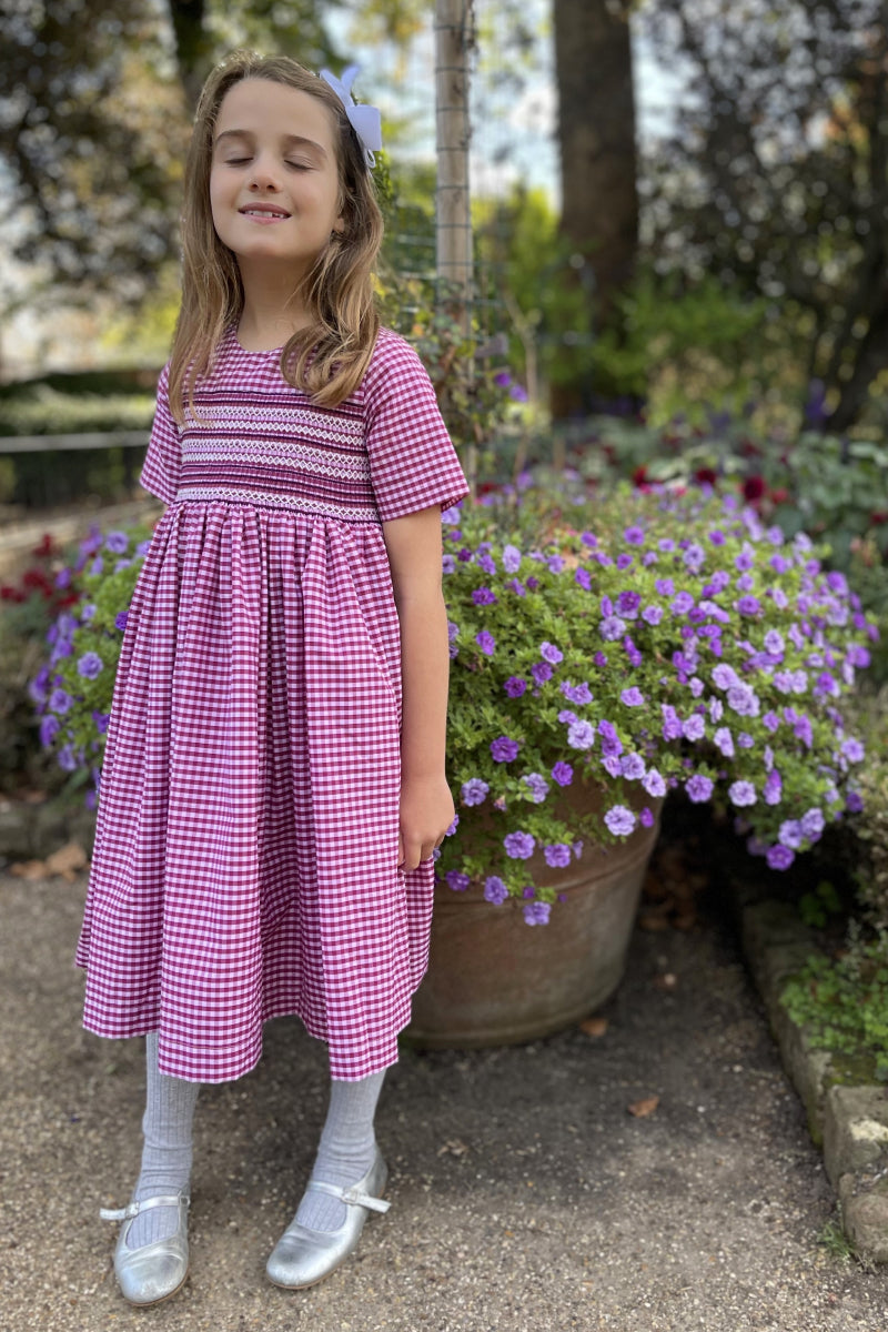 Cressida Handsmocked Girl Dress