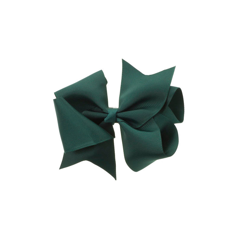 Extra Large Bow Clip - Bottle Green