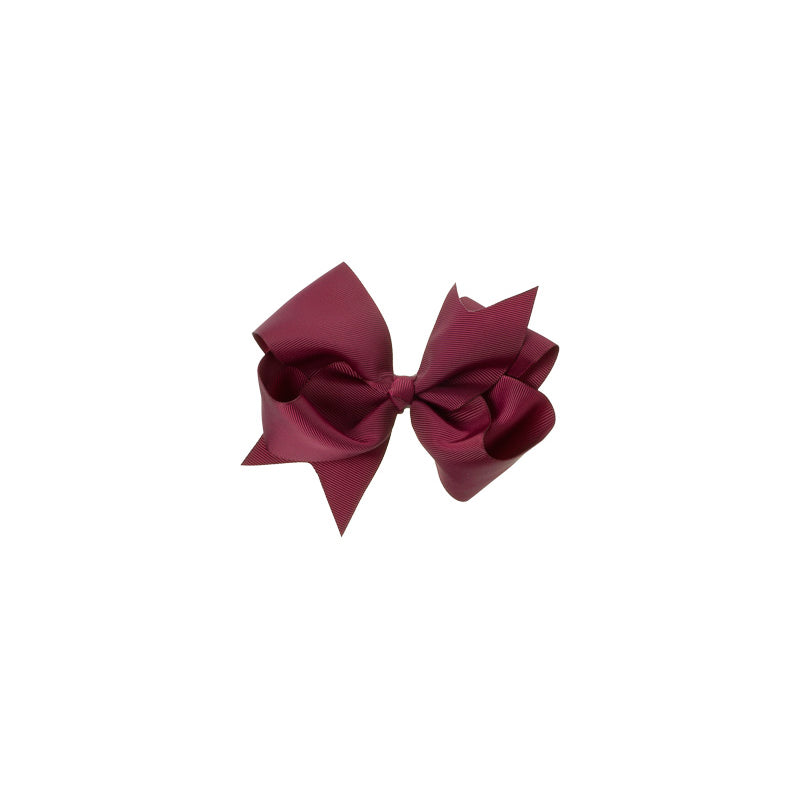 Extra Large Bow Clip - Burgundy