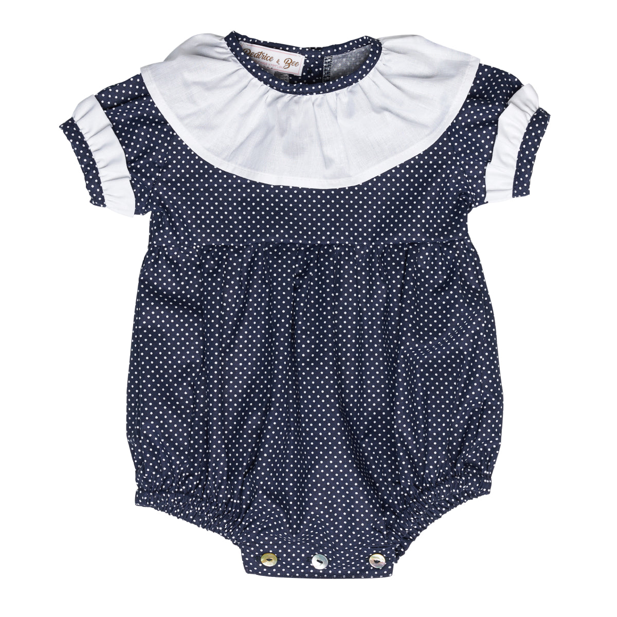 Polka dot romper baby hotsell