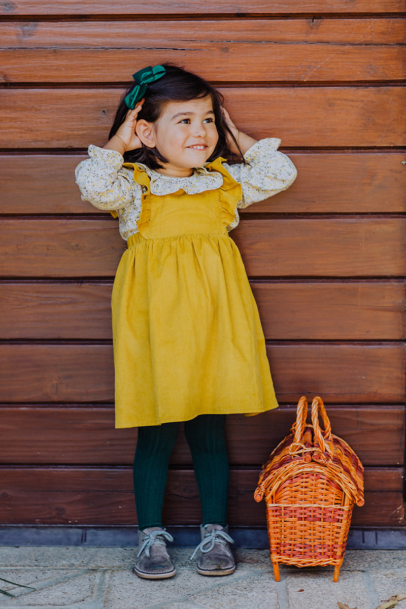 Luisa Girl Pinafore Dress