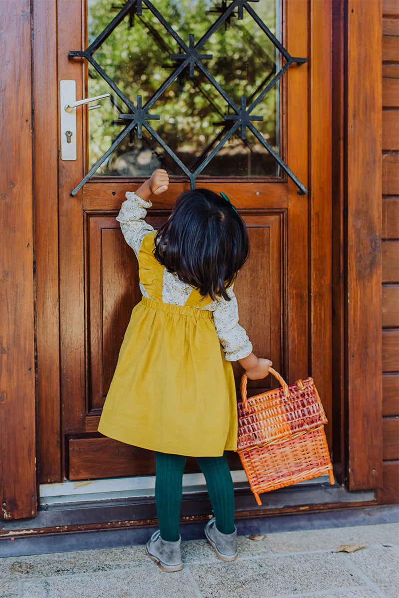 Luisa Girl Pinafore Dress