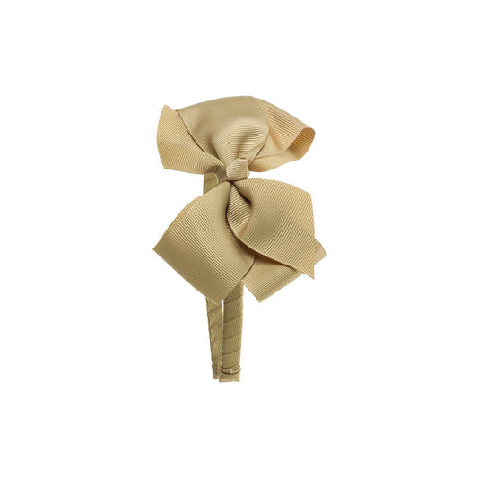 Big Bow Hairband - Beige