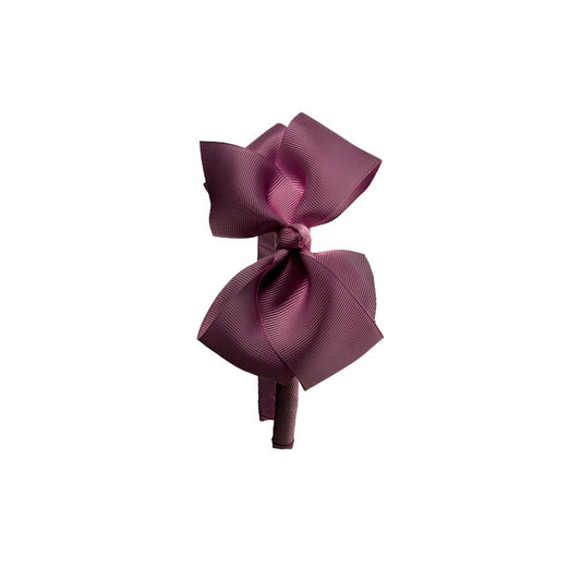 Big Bow Hairband - Burgundy
