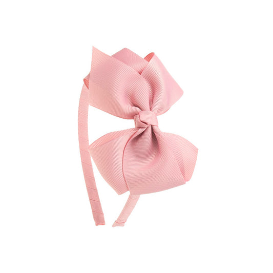 Big Bow Hairband - Dusty Pink