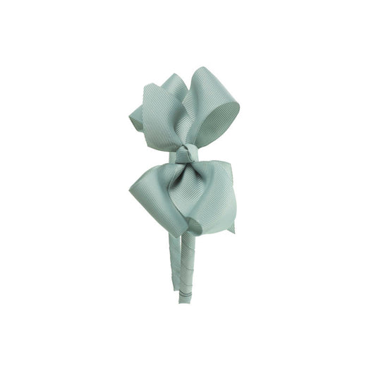 Big Bow Hairband - Grey