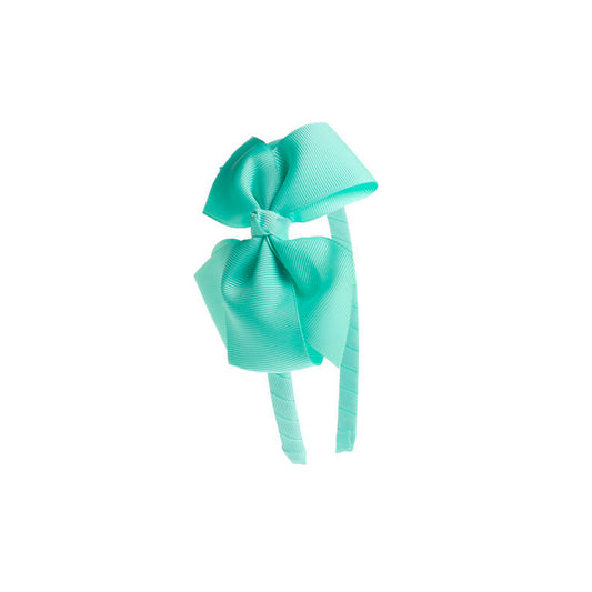 Big Bow Hairband - Mint