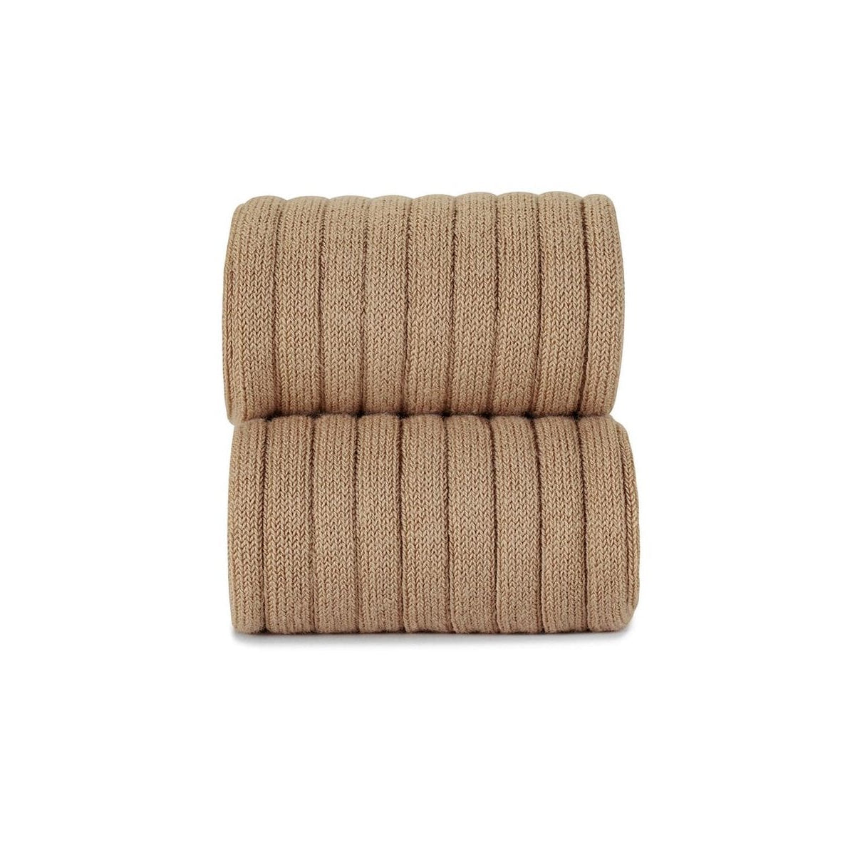 Ribbed Tights Camel