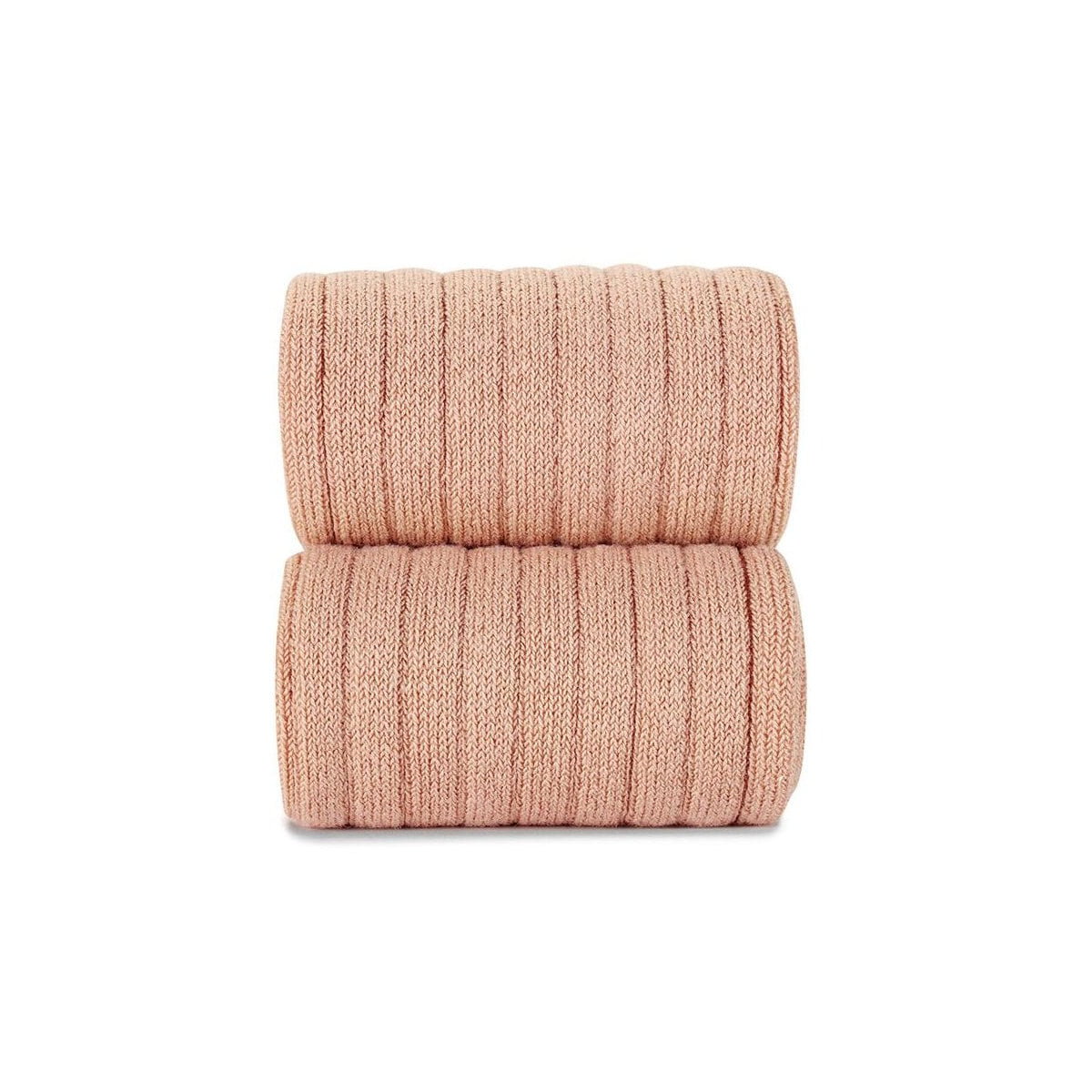 Ribbed Tights - Peach