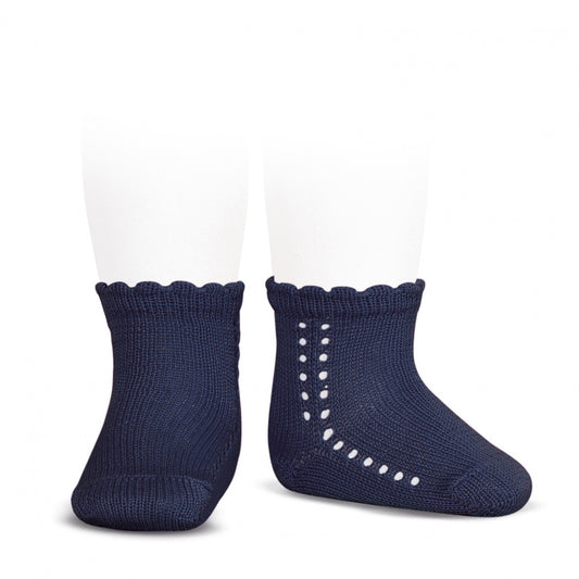 Ankle Short Socks - Navy Blue