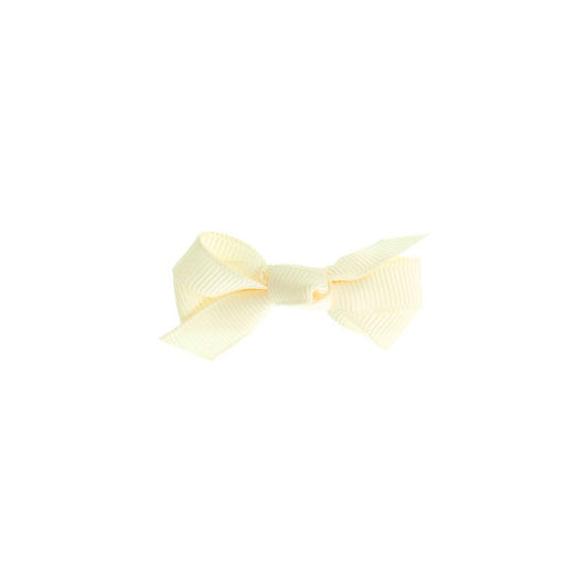 Small Bow Clip - Ivory