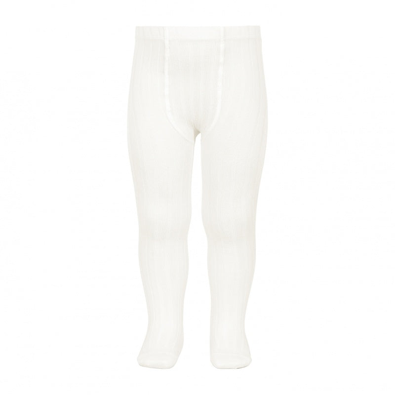 Ribbed Tights Cream