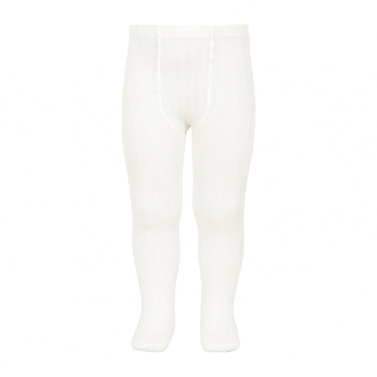 Ribbed Tights - Cream