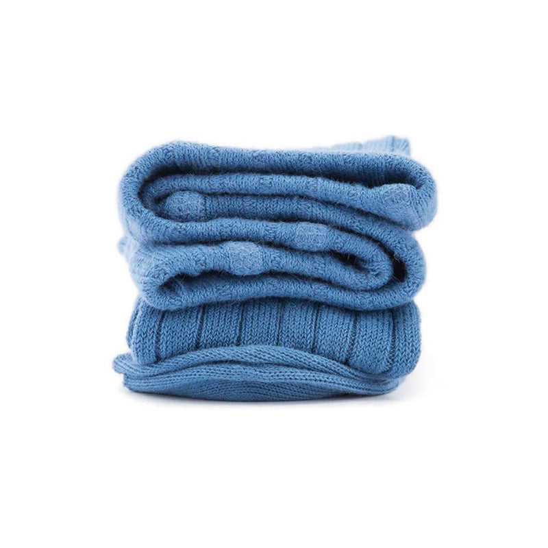 Ribbed Tights - French Blue