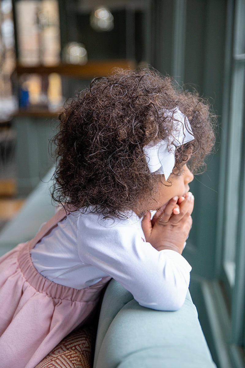 Big Bow Hairband - White