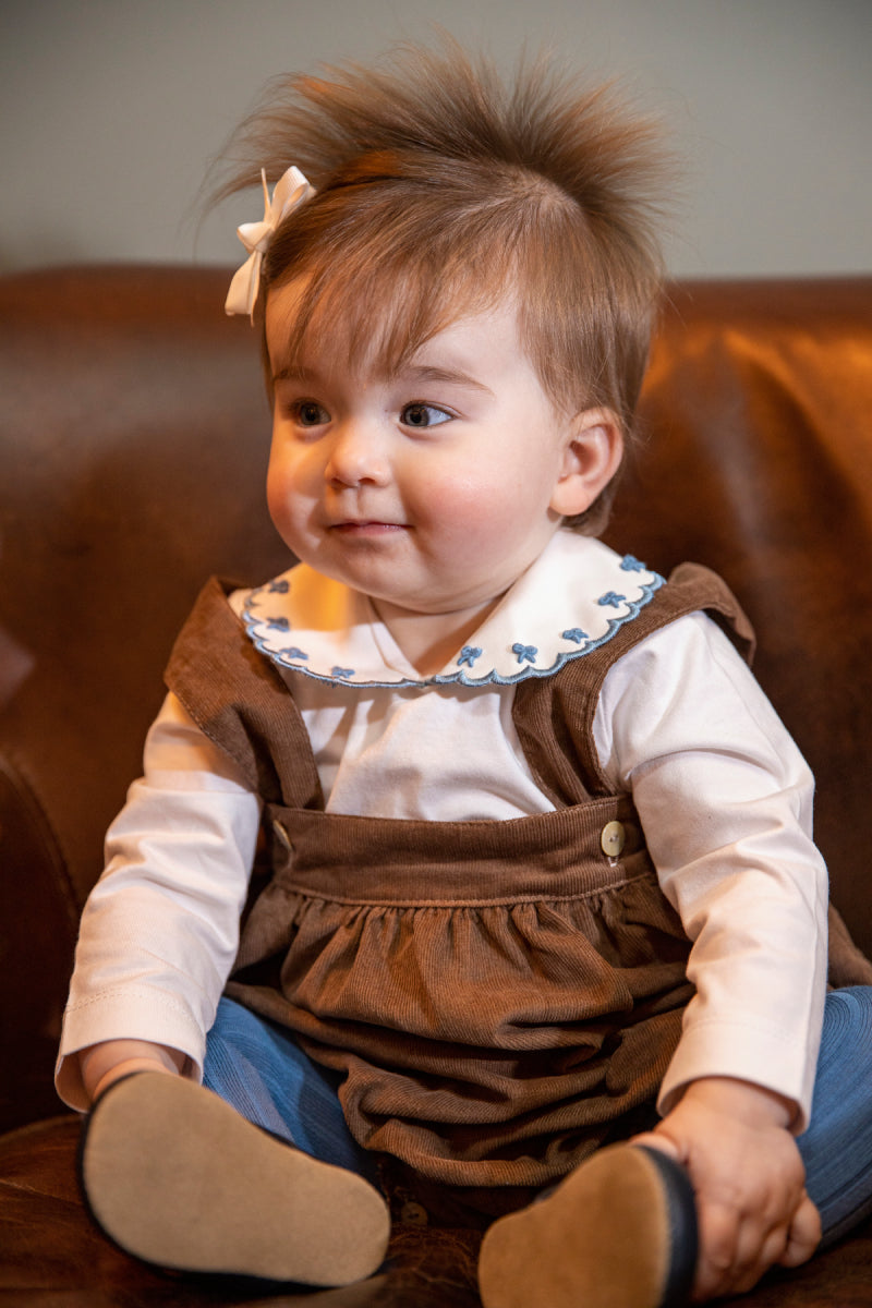 Brown Baby Romper