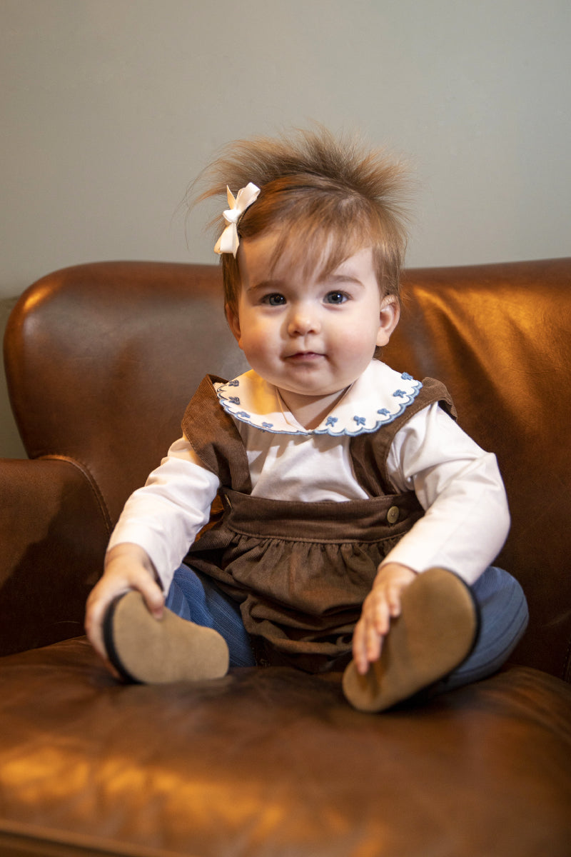 Brown Baby Romper