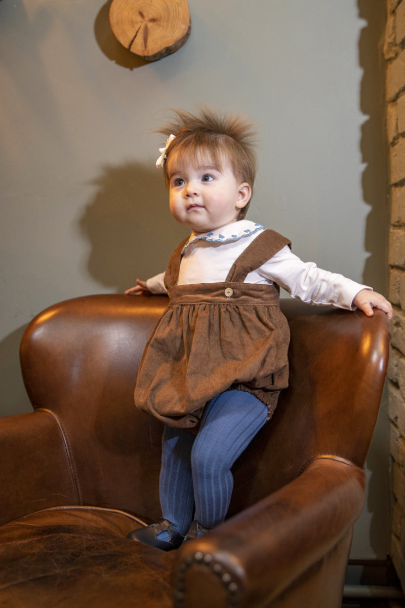 Brown Baby Romper