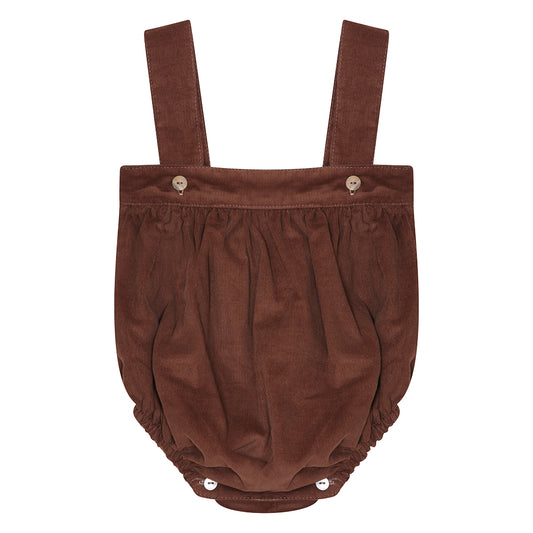 Brown Baby Romper