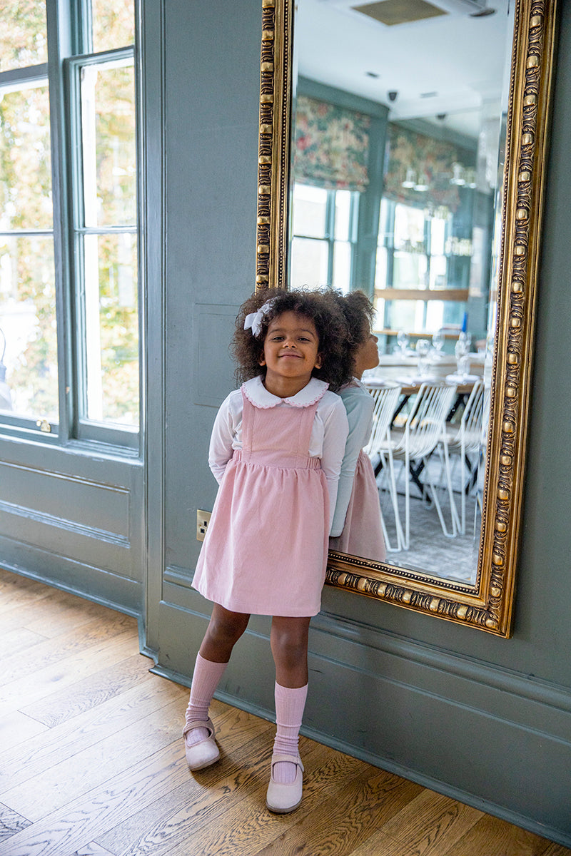 Lila Girl Pinafore Skirt