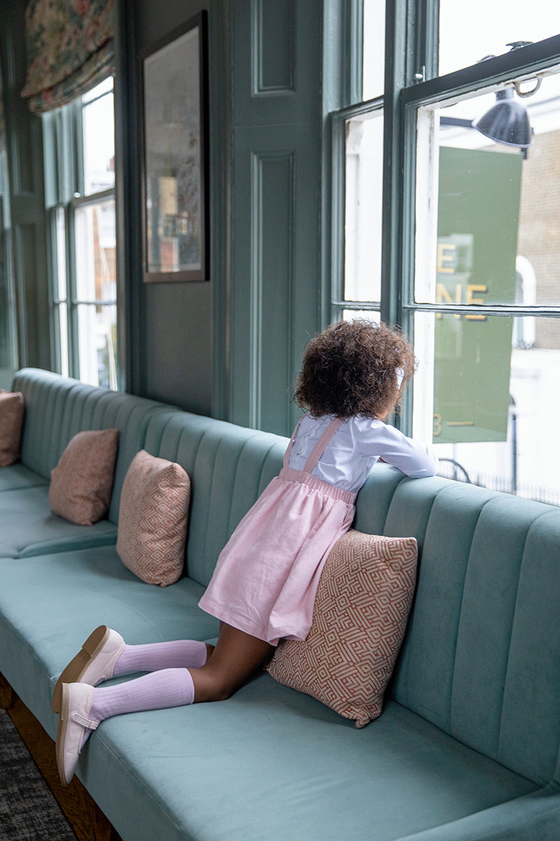 Lila Girl Pinafore Skirt