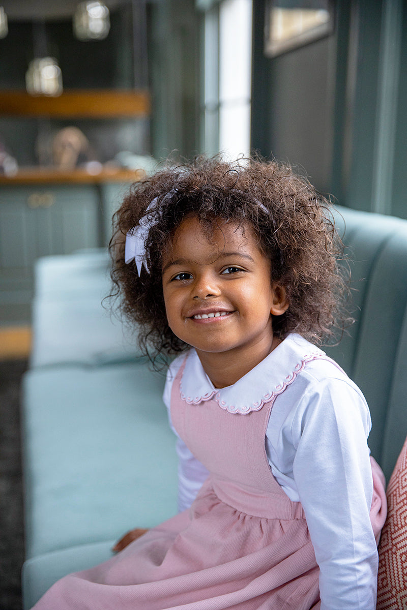 Lila Girl Pinafore Skirt