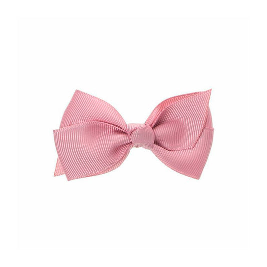 Medium Bow Clip - Dusty Pink