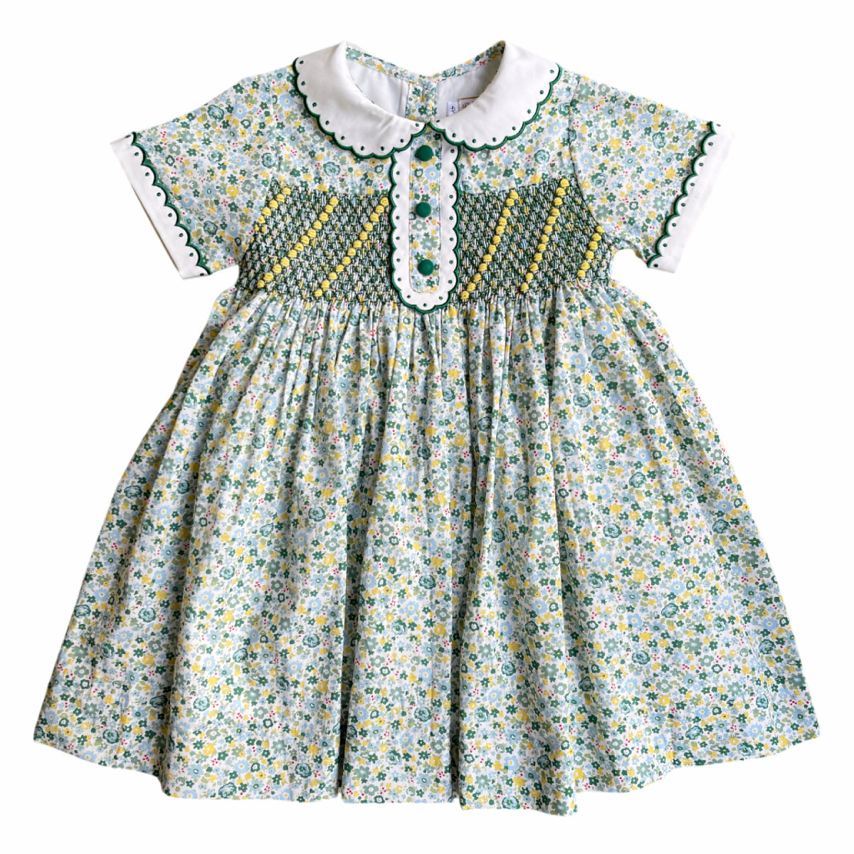 Rosamund Handsmocked Girl Dress