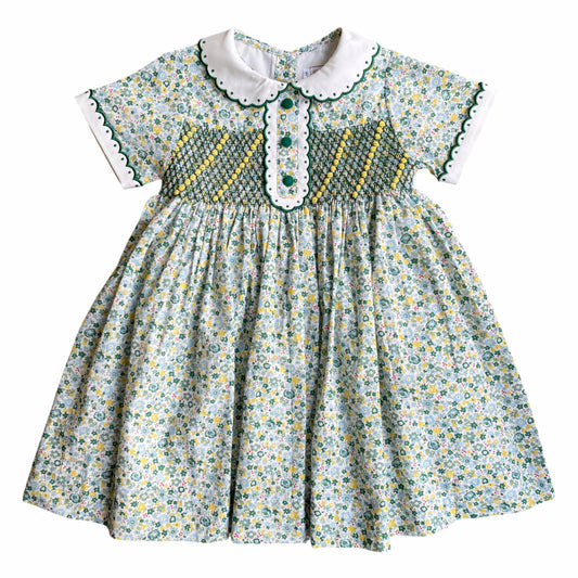 Rosamund Handsmocked Girl Dress