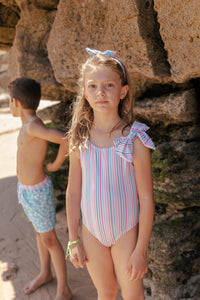 Striped Girl Swimsuit
