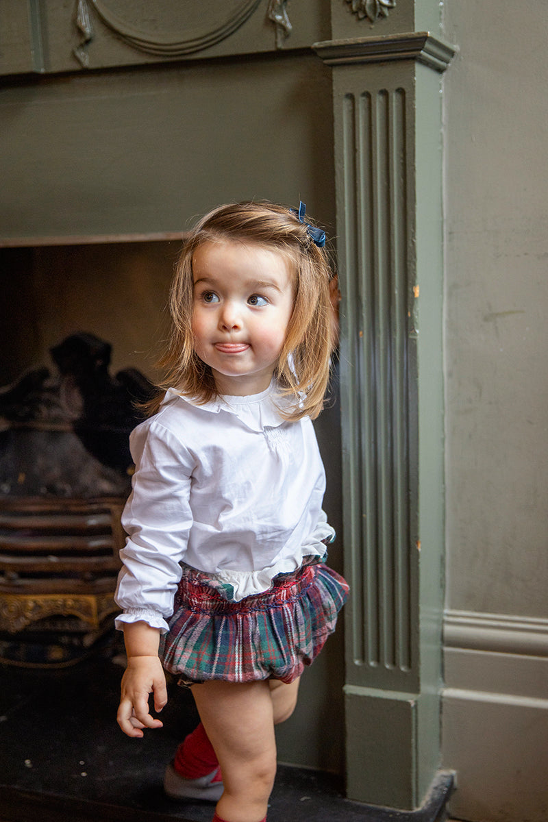 Victoria Handsmocked Baby Bloomers