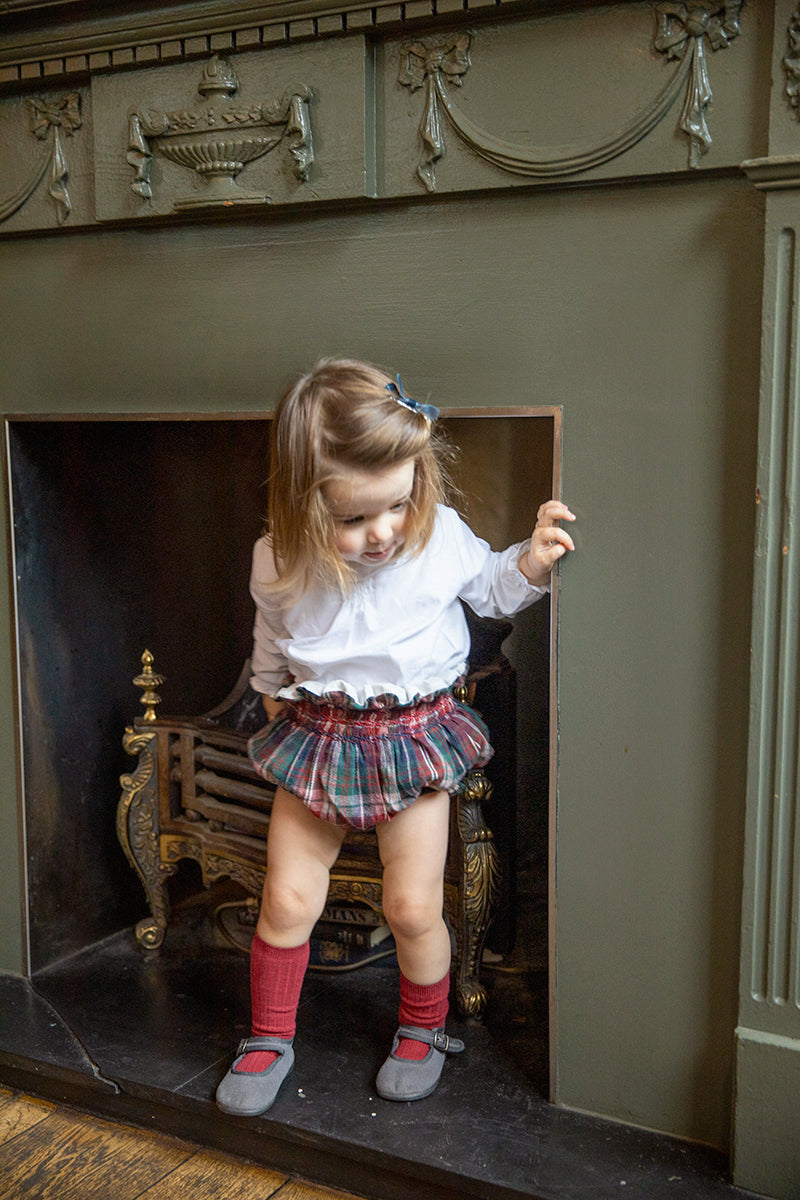 Victoria Handsmocked Baby Bloomers