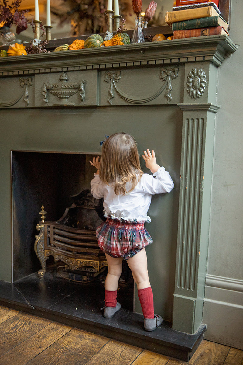 Victoria Handsmocked Baby Bloomers