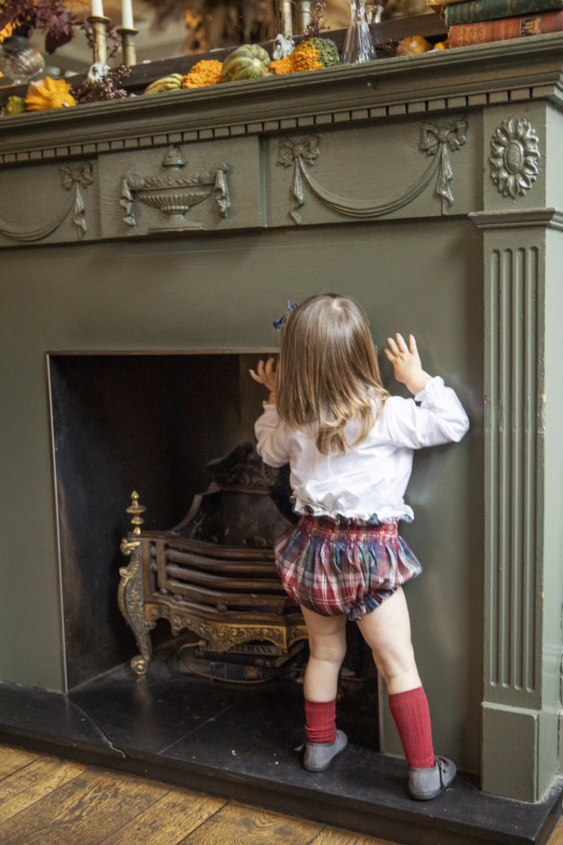 Victoria Handsmocked Baby Bloomers