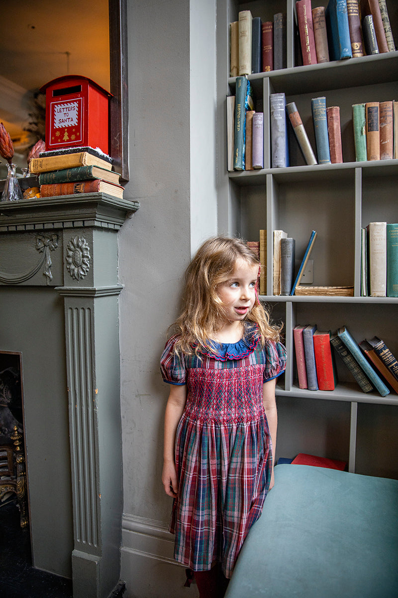 Victoria Handsmocked Girl Dress