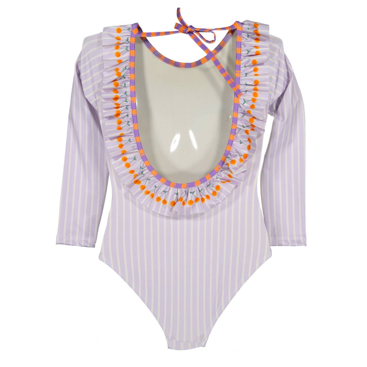 Violet Girl Long Sleeve Swimsuit