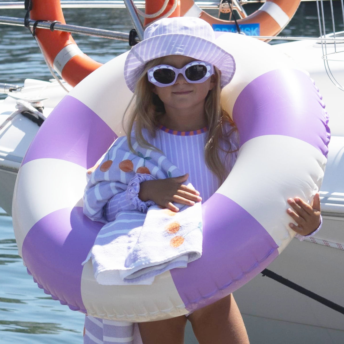 Violet Girl Scrunchie